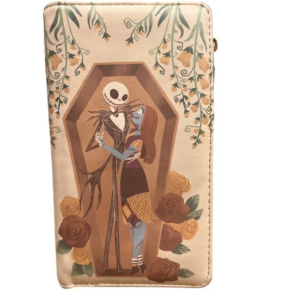 Loungefly Disney The Nightmare Before Christmas Wallet Bi Fold Sally Jack Barrel - Picture 1 of 9